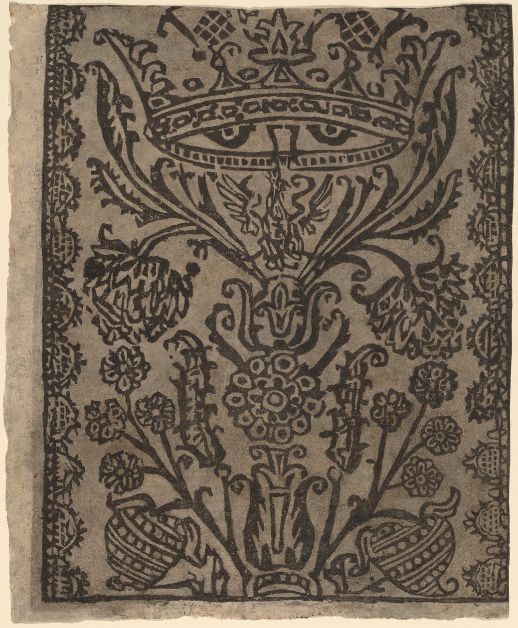 Witte Adelaar en Kroon van Polen door Polish 15th Century