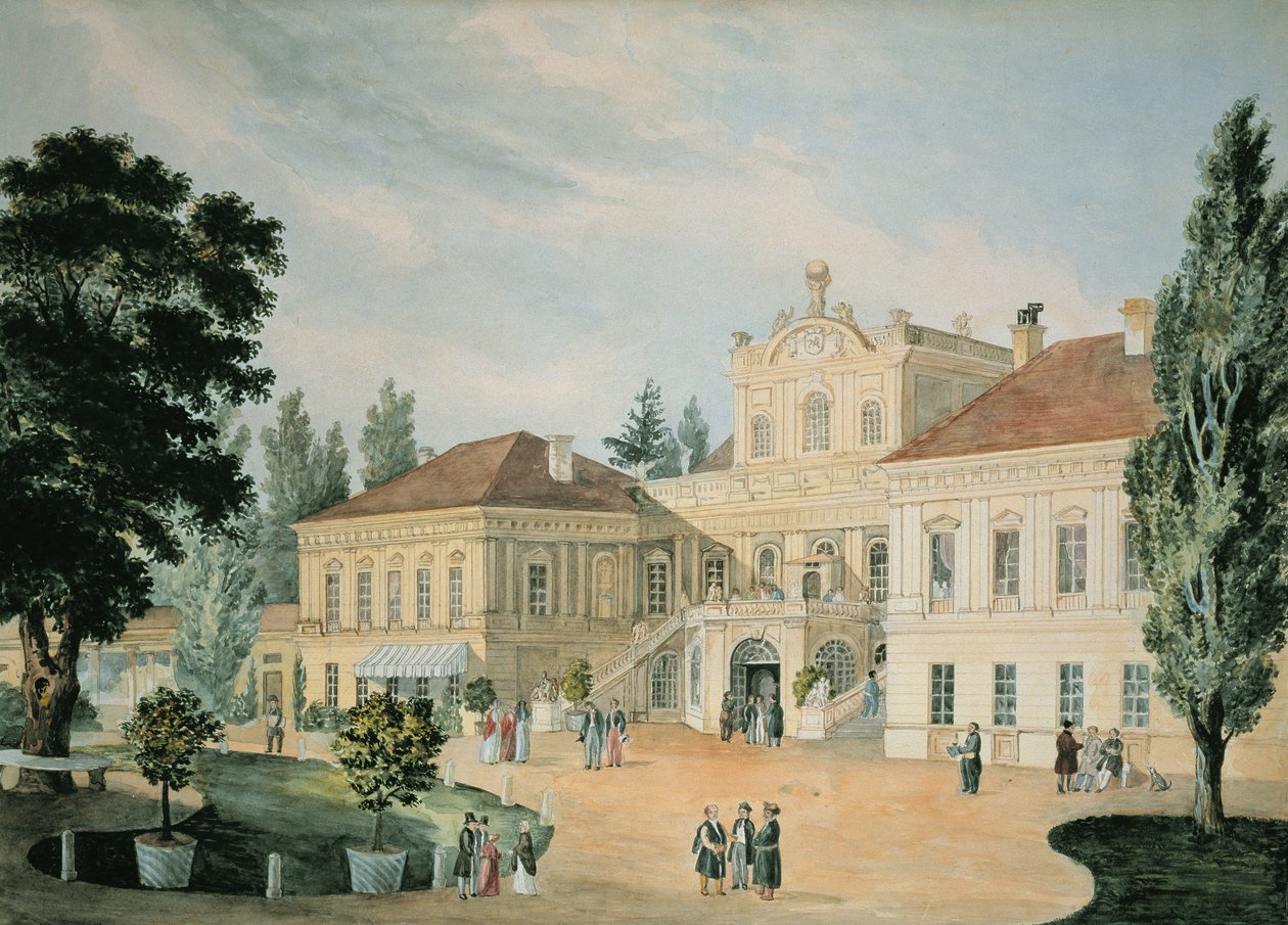 Pulawy Paleis, 1842 door Polish School