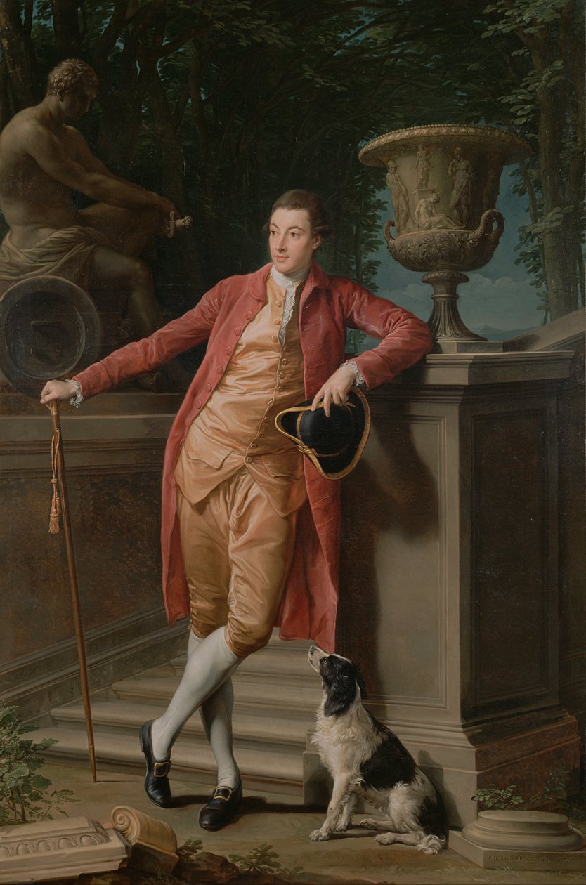 Portret van John Talbot, later 1e Graaf Talbot door Pompeo Girolamo Batoni