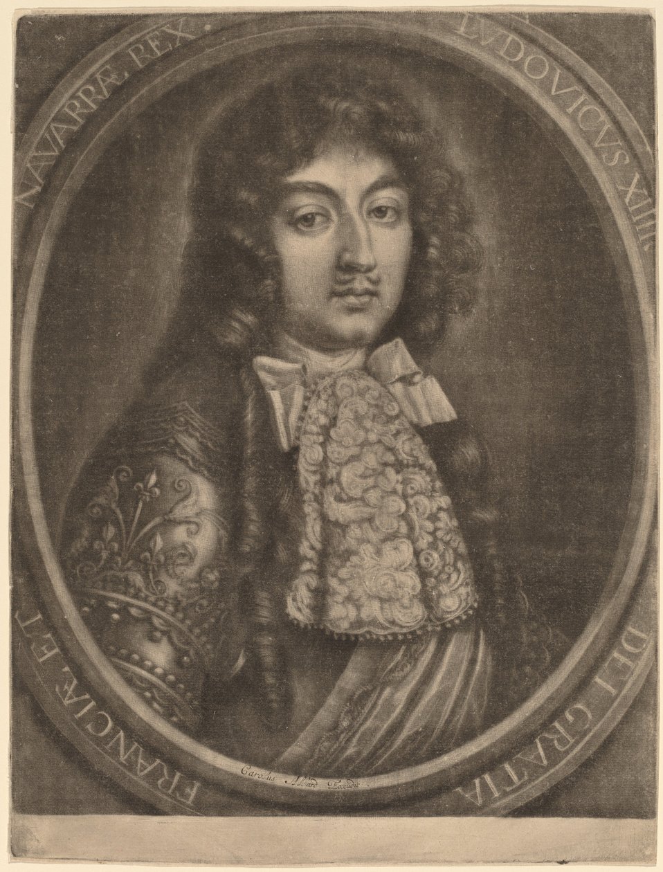 Lodewijk XIV door Possibly Carel Allard