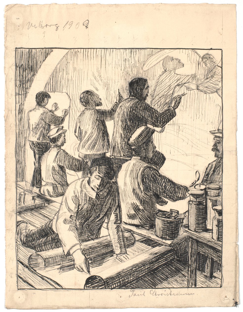 Skovgaard schildert in Viborg door Poul S. Christiansen