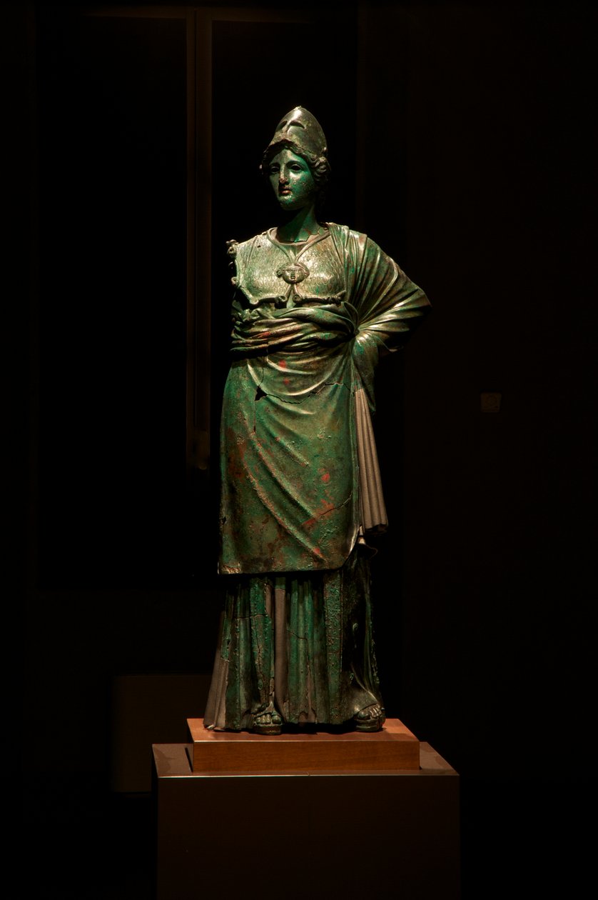 Minerva van Arezzo (brons) door Praxiteles