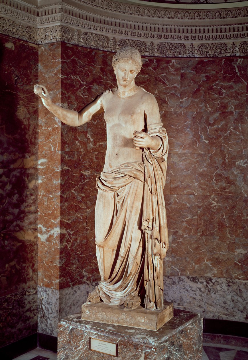 De Venus van Arles, Romeinse kopie van een Grieks origineel, c.30 v.Chr.-14 n.Chr. door Praxiteles