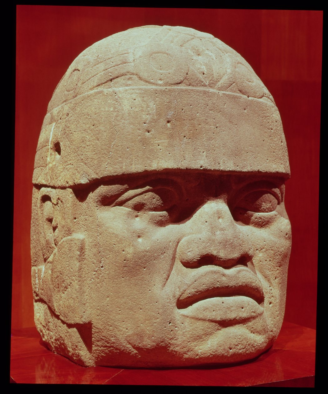Kolossaal hoofd, Olmec door Pre Columbian