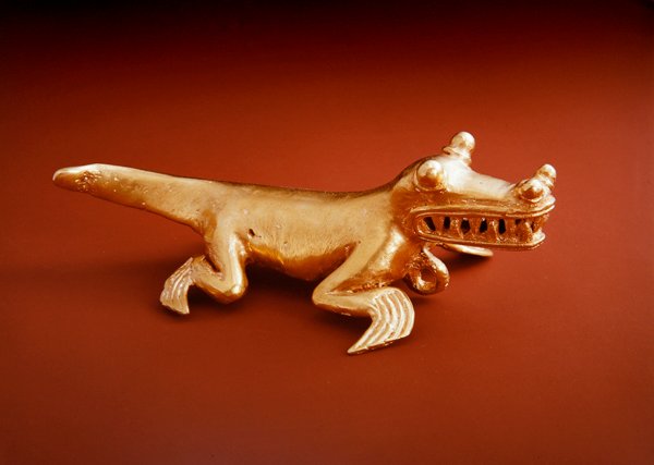 Alligatorhanger, Chiriqui Cultuur Panama door Pre Columbian Pre Columbian