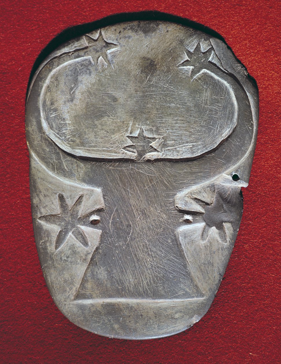 Stierenkop palet door Predynastic Period Egyptian