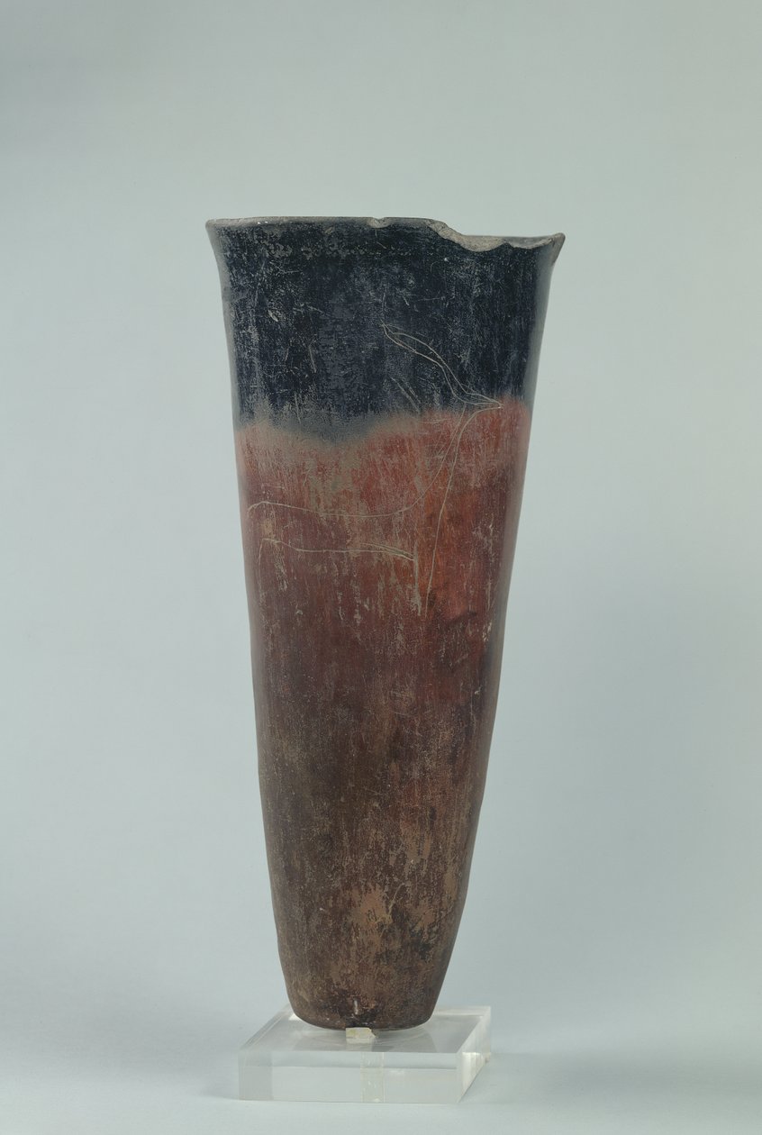 Zwart-top vaas, Naqada I-II Periode door Predynastic Period Egyptian