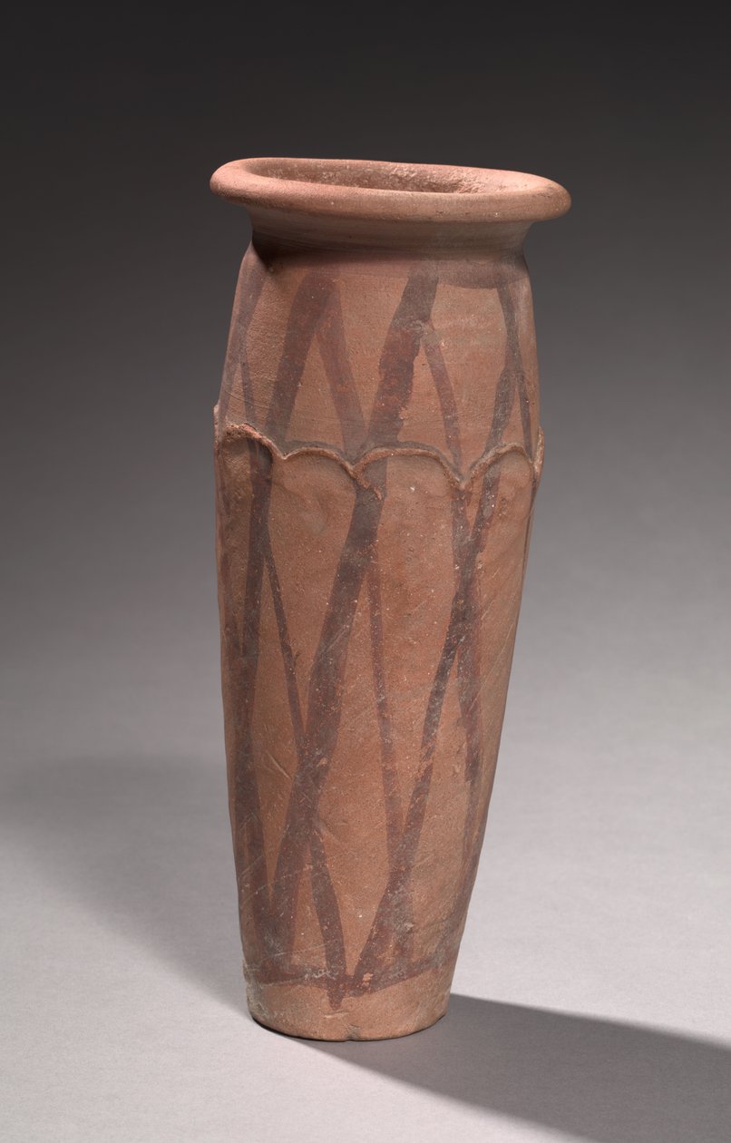 Golflijnpot, 4000-3000 v.Chr. door Predynastic Period Egyptian