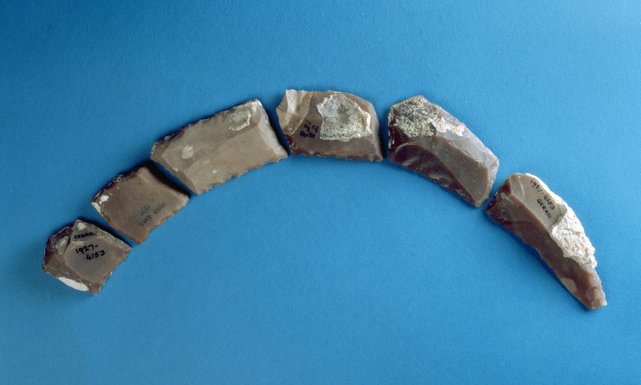 Sikkelbladen uit Israël, Late Bronstijd tot Vroege IJzertijd door Prehistoric