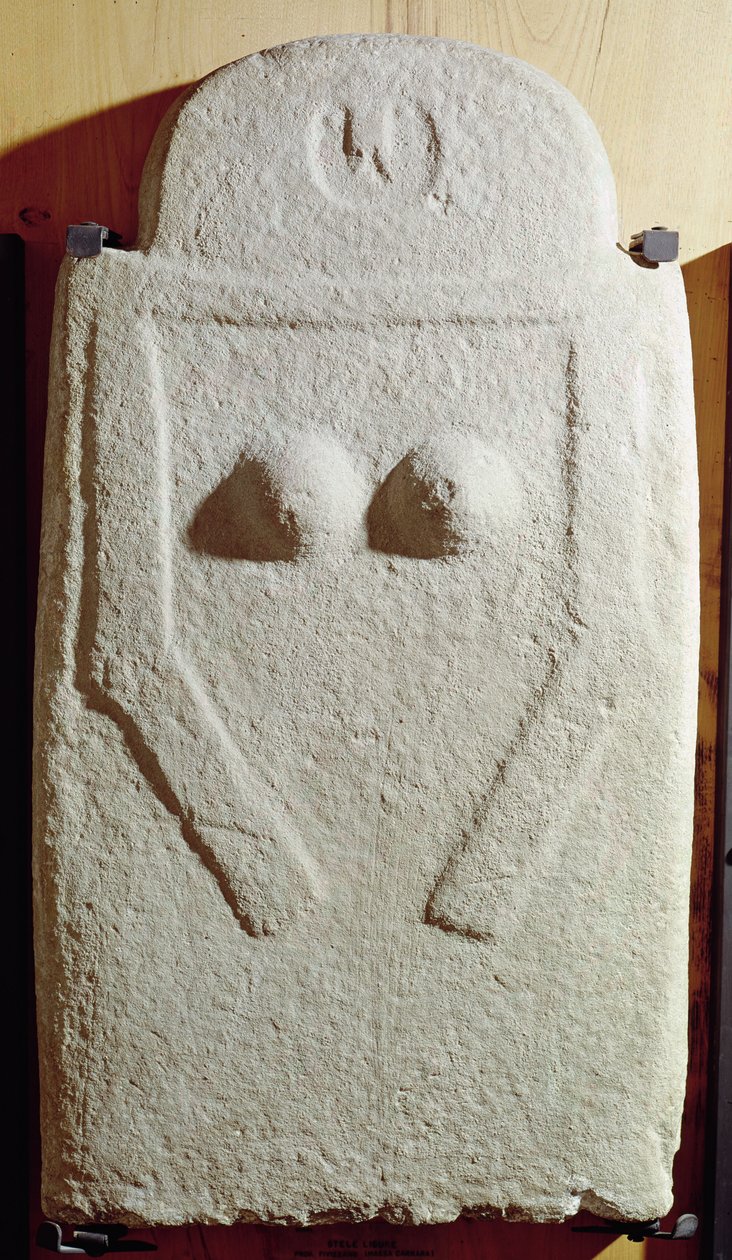 Standbeeld Menhir door Prehistoric