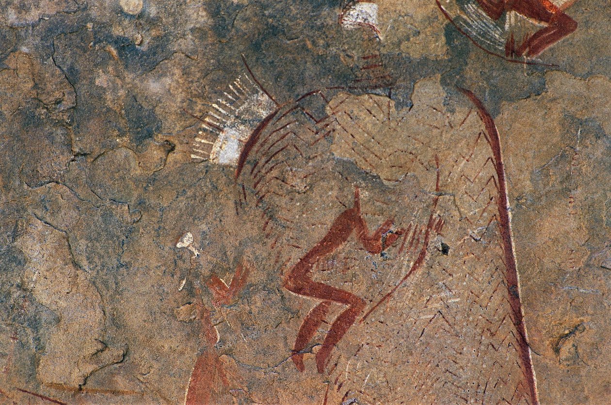 Menselijke figuren (rotskunst) door Prehistoric Prehistoric