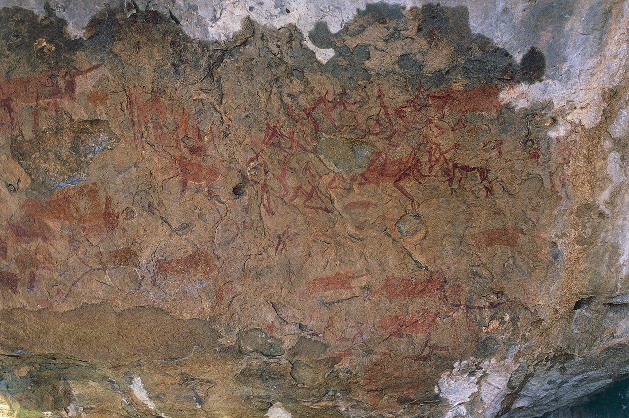 Wilde dieren (rotschildering) door Prehistoric Prehistoric