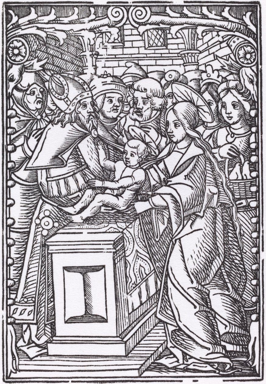 Presentatie in de Tempel door Probably French 16th Century