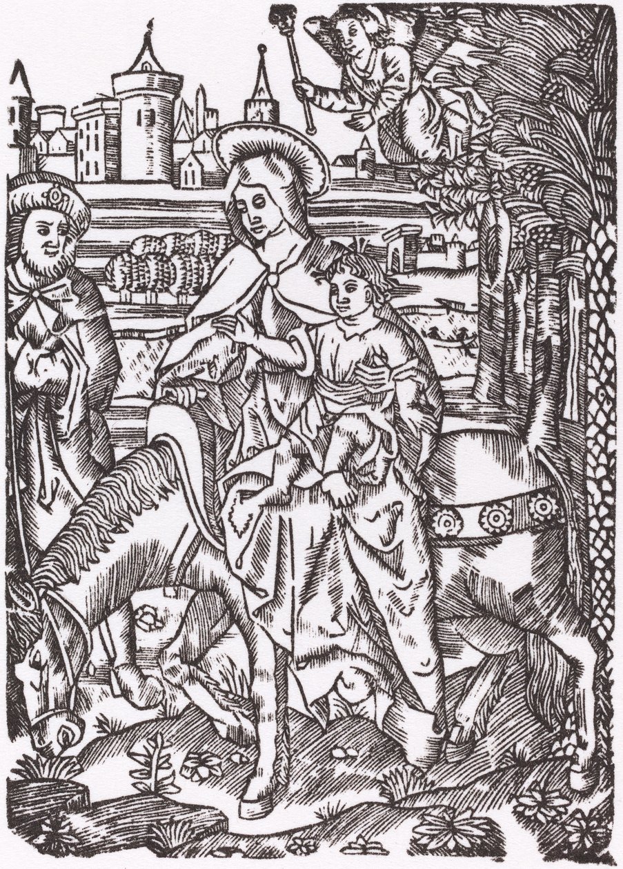 De Vlucht naar Egypte door Probably French 16th Century