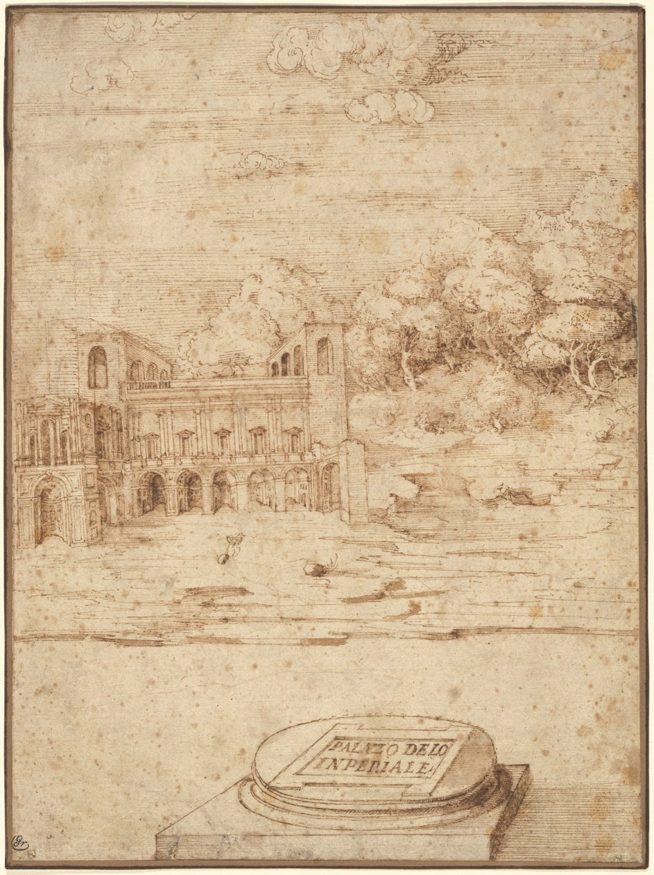 De Villa Imperiale door Probably Titian Venetian 16th Century
