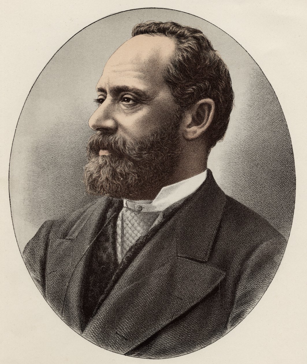 Professor Arminius (prent) door Professor K. Koller