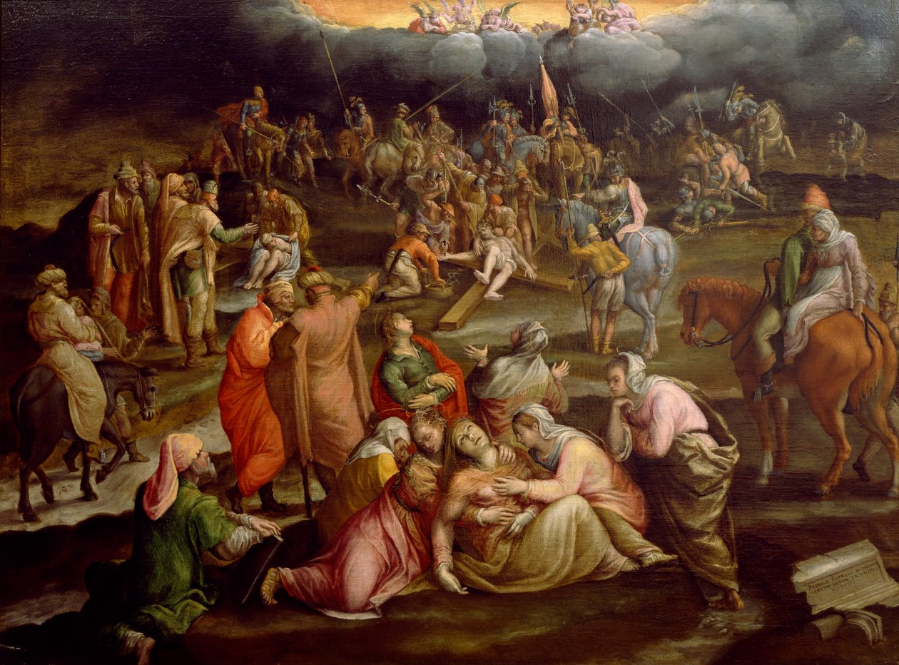 Kruisiging door Prospero Fontana