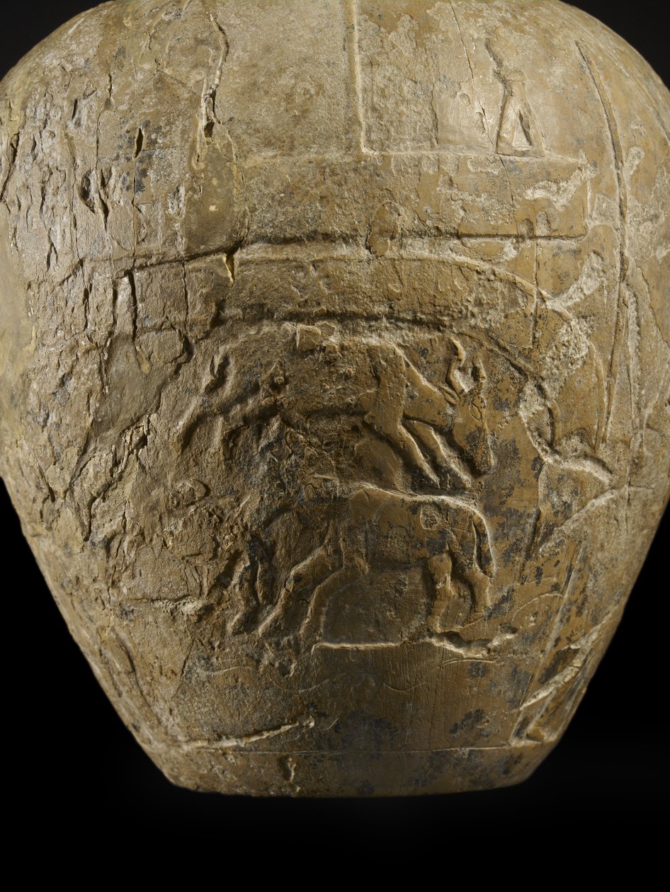 Knotskop van Narmer door Protodynastic Period Egyptian