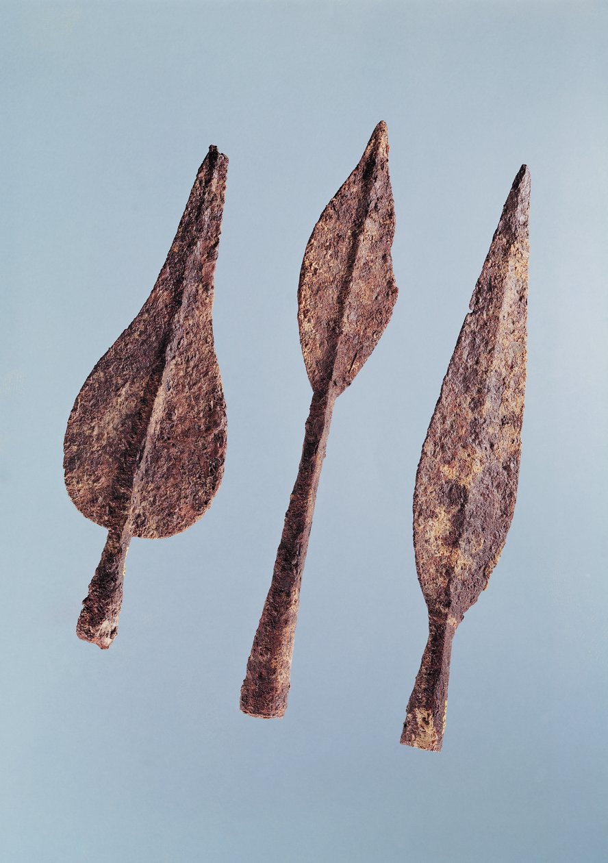Speerpunten (ijzer) door Protohistoric