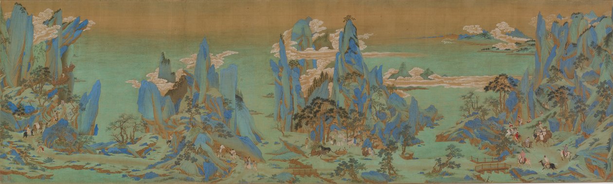 Reis naar Shu; Lang door Qiu Ying