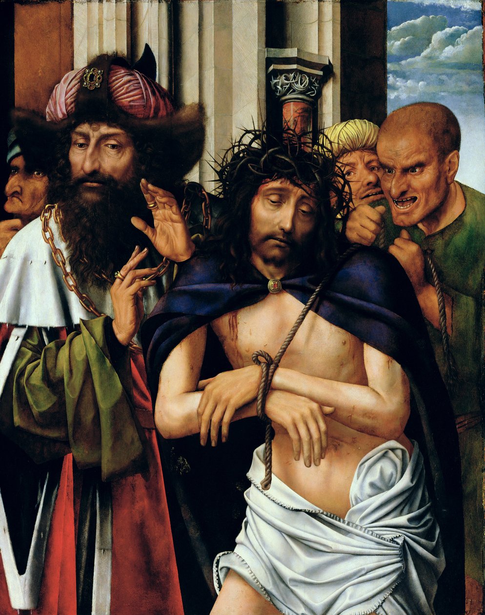 De Bespotting van Christus door Quentin Massys or Metsys