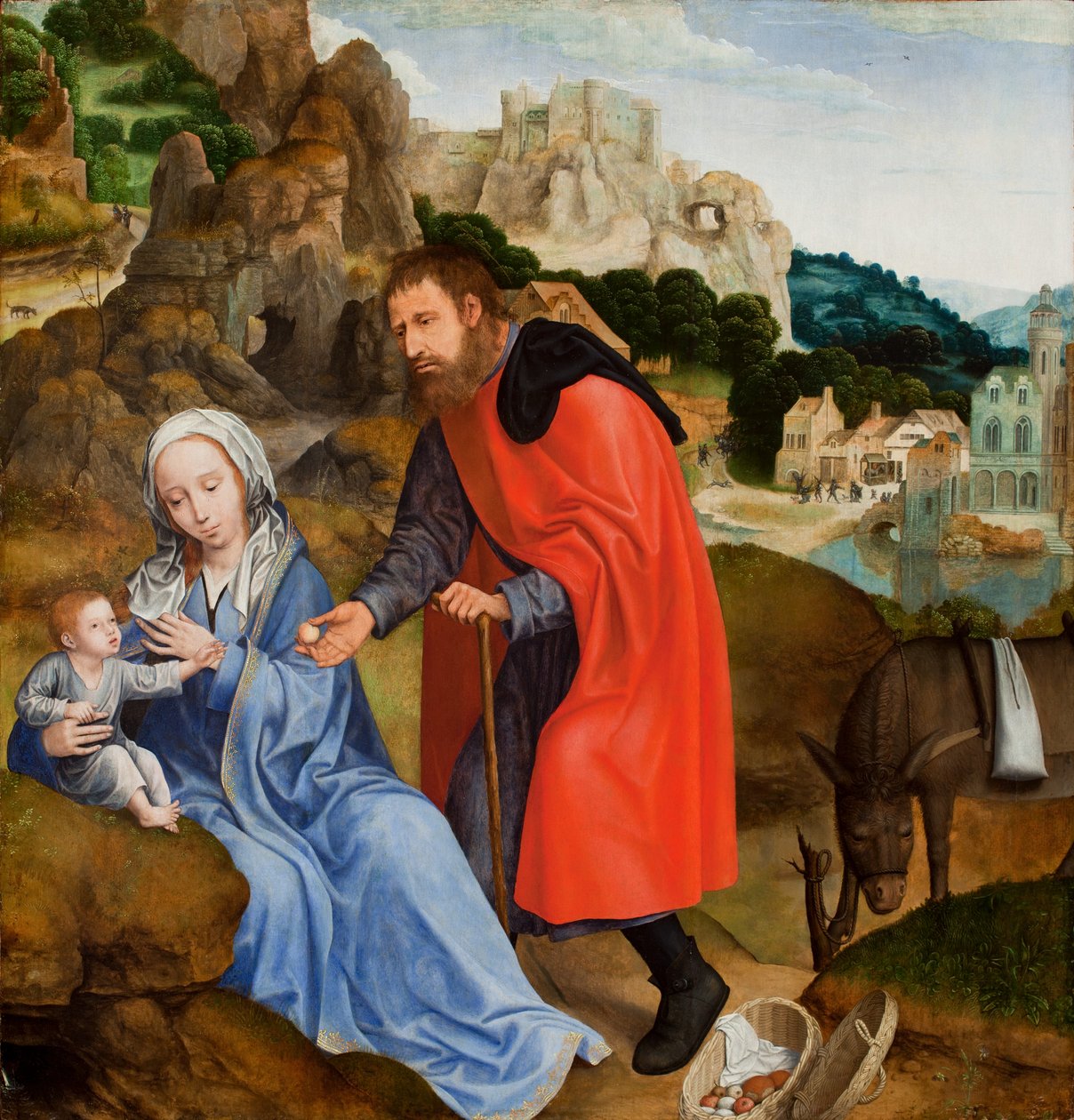 De Rust tijdens de Vlucht naar Egypte, c.1509-13 door Quentin Massys or Metsys