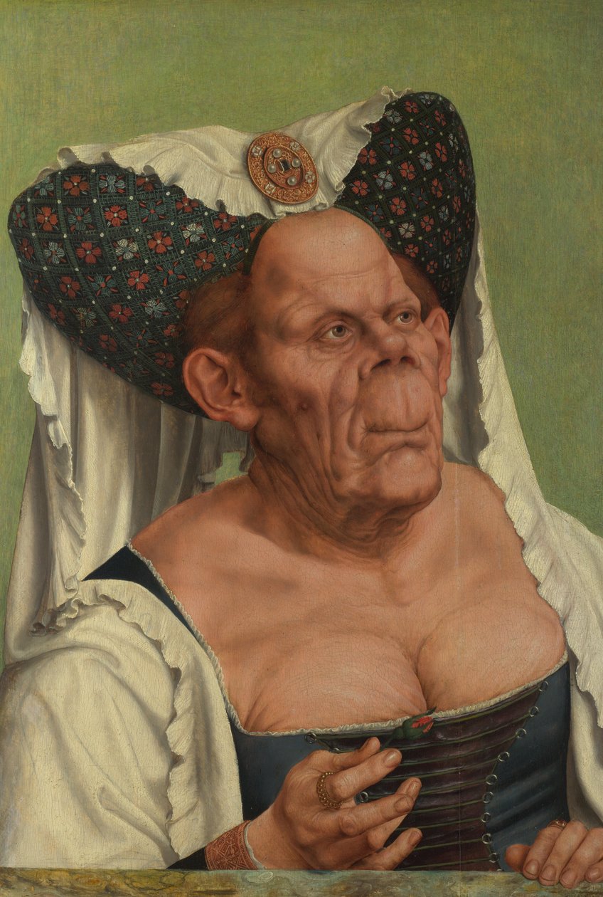 Een Groteske Oude Vrouw door Quentin Matsys