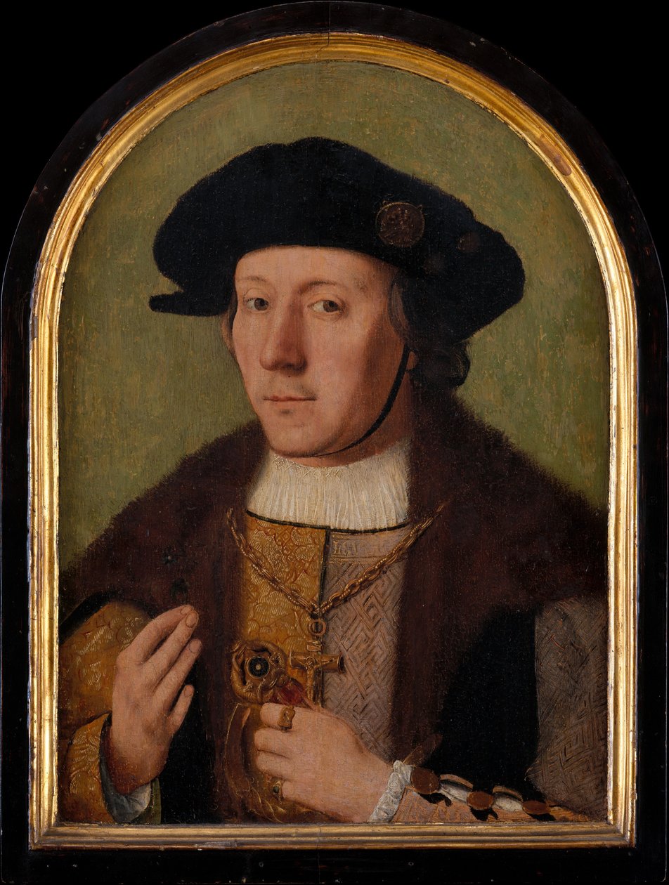 Portret van een Man door Quentin Metsys I