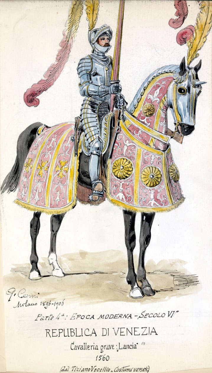 Zware cavalerist van de Venetiaanse Republiek door Quinto Cenni