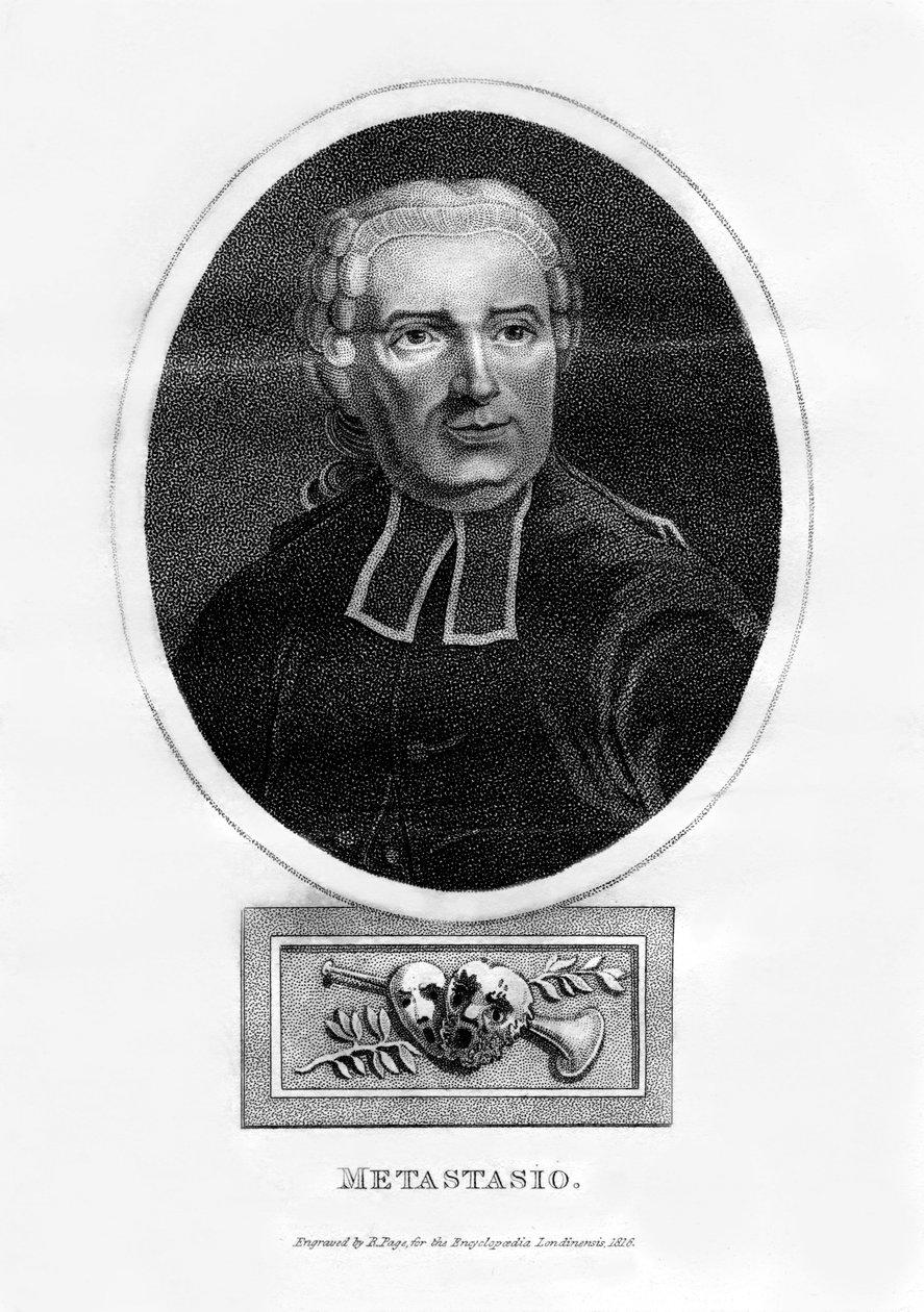 Metastasio, Italiaanse dichter, 1816 door R. Page