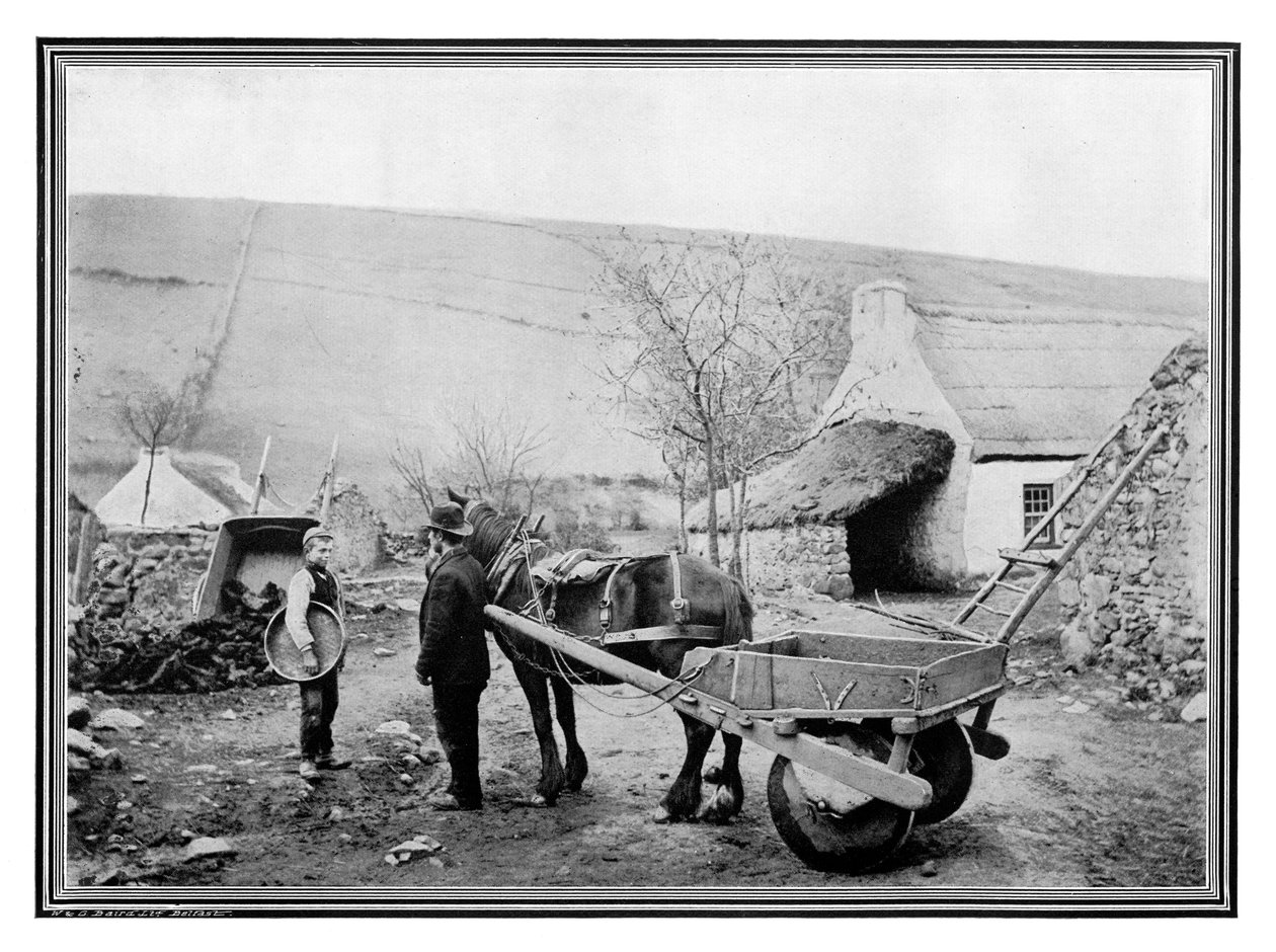 Oude Ierse lage rugkar, 1901 door R. Welsh