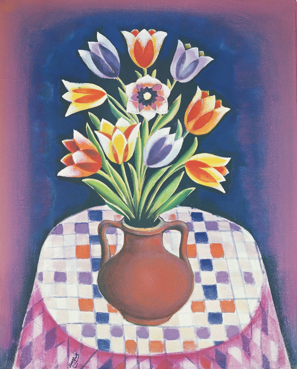 Stilleven met bloemen, 1967 door Radi Nedelchev