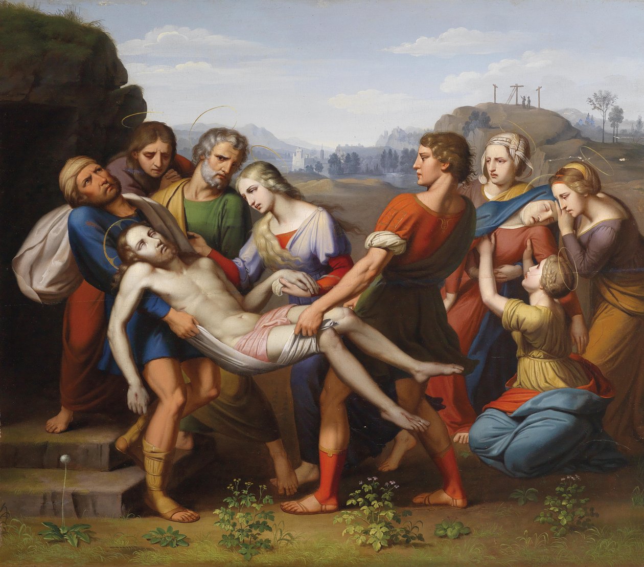 Graflegging van Christus door Raffaello Sanzio Raphael