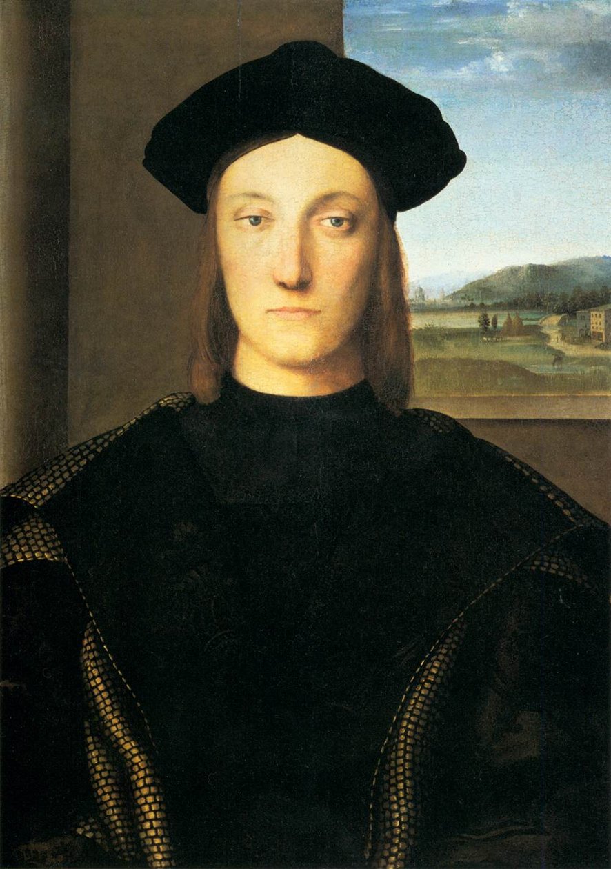 Guidobaldo da Montefeltro door Raffaello Sanzio Raphael
