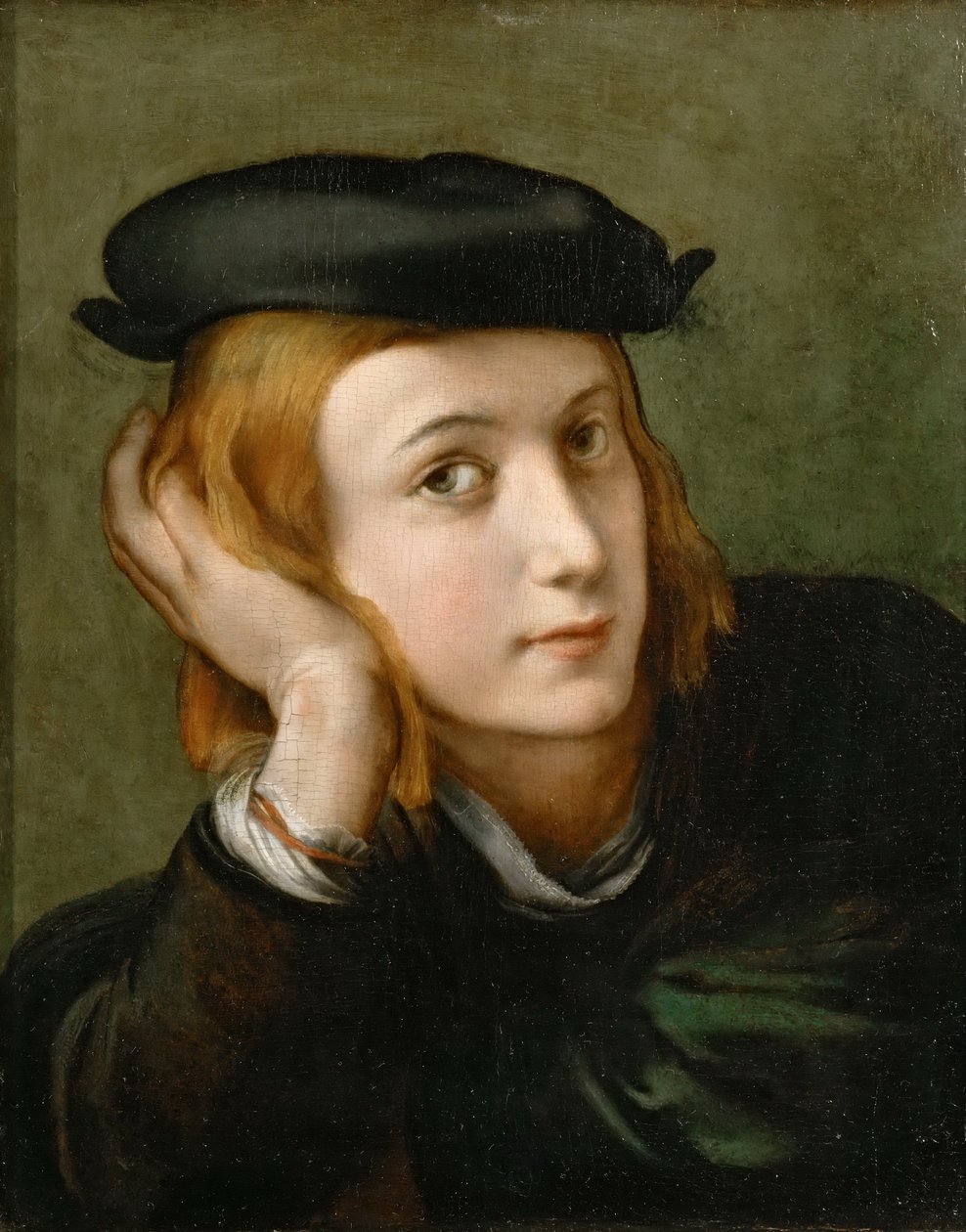 Portret van een jonge man door Raffaello Sanzio Raphael