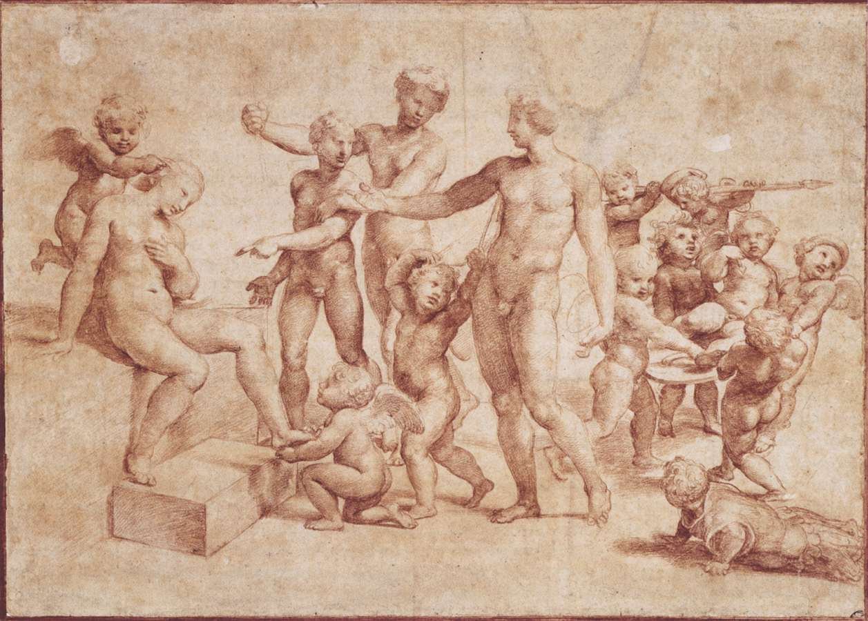 Huwelijk van Alexander en Roxane door Raffaello Sanzio Raphael