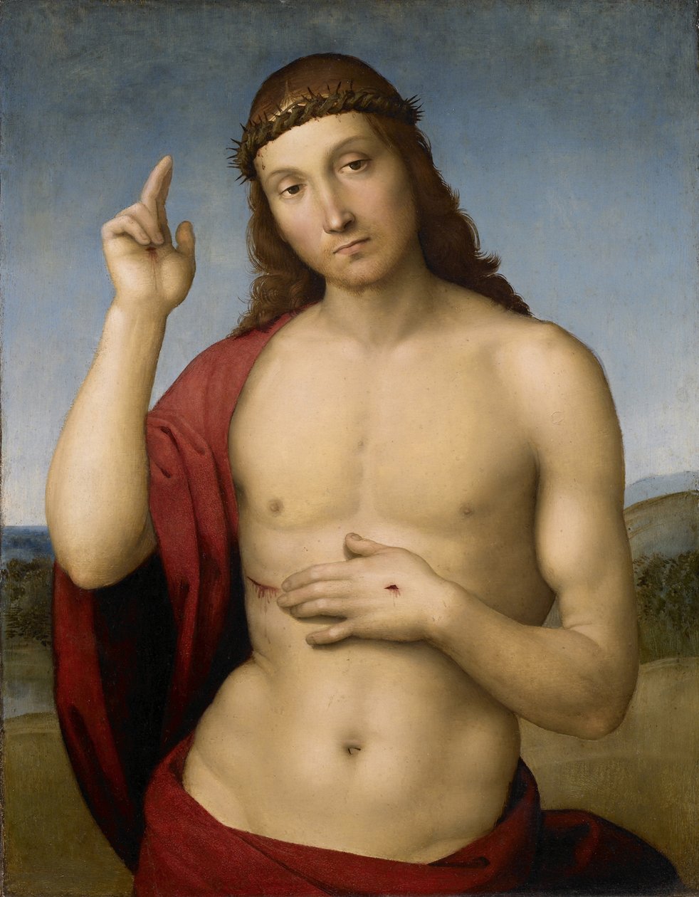 Christus Zegent door Raffaello Sanzio Raphael