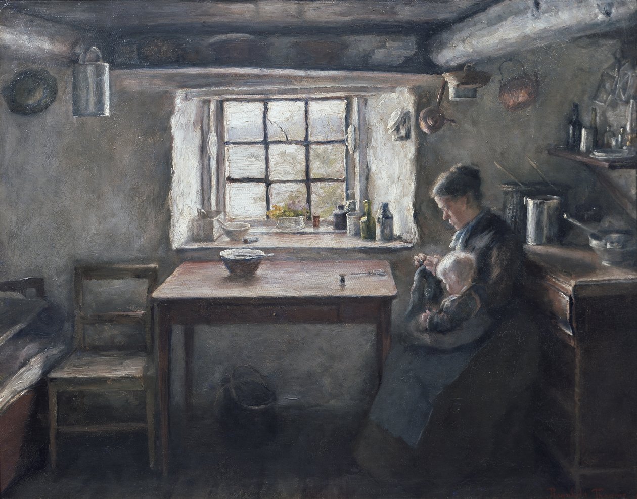 Keukeninterieur door Ragnhild Thrane