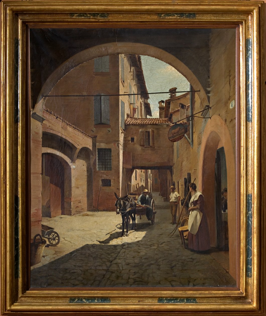 Steeg van de os door Raimondo Muratori