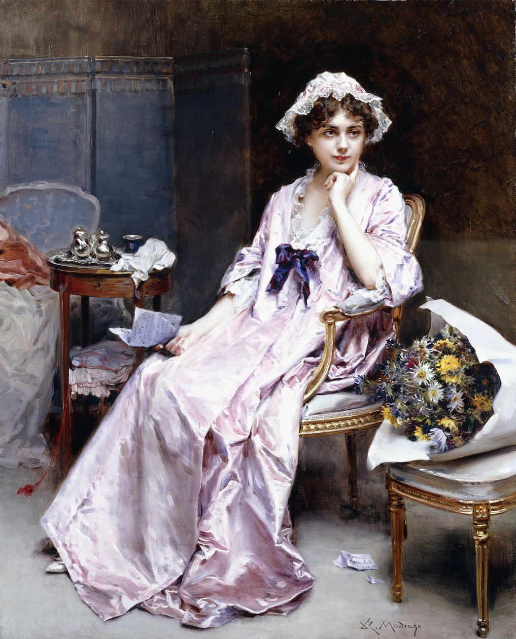 De onwillige minnares door Raimundo de Madrazo y Garreta
