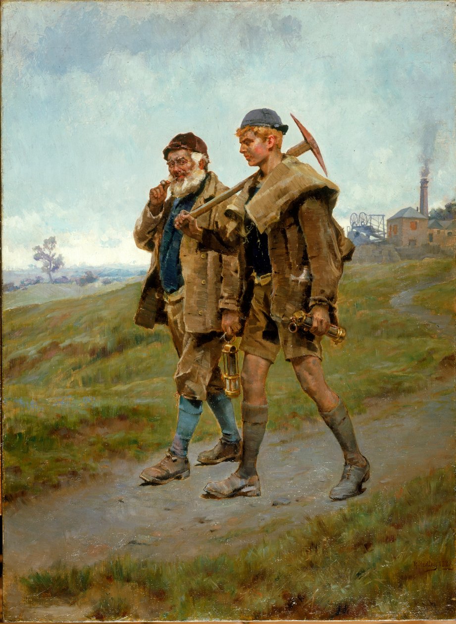 Naar huis, 1888 door Ralph Hedley