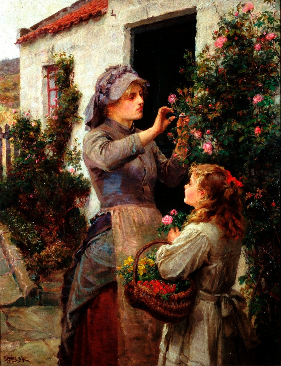 Rozen voor de zieke, 1894 door Ralph Hedley
