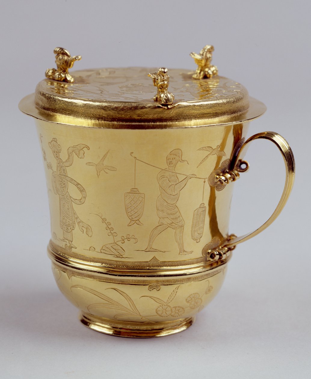 Gouden chocoladekop, c.1685 door Ralph Leake