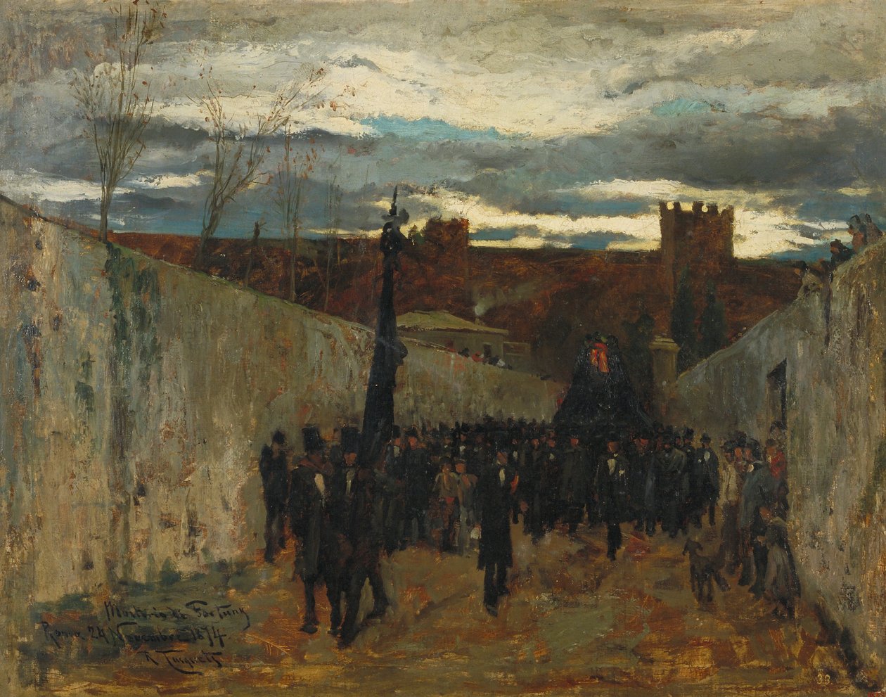 Begrafenis van Fortuny door Ramon Tusquets
