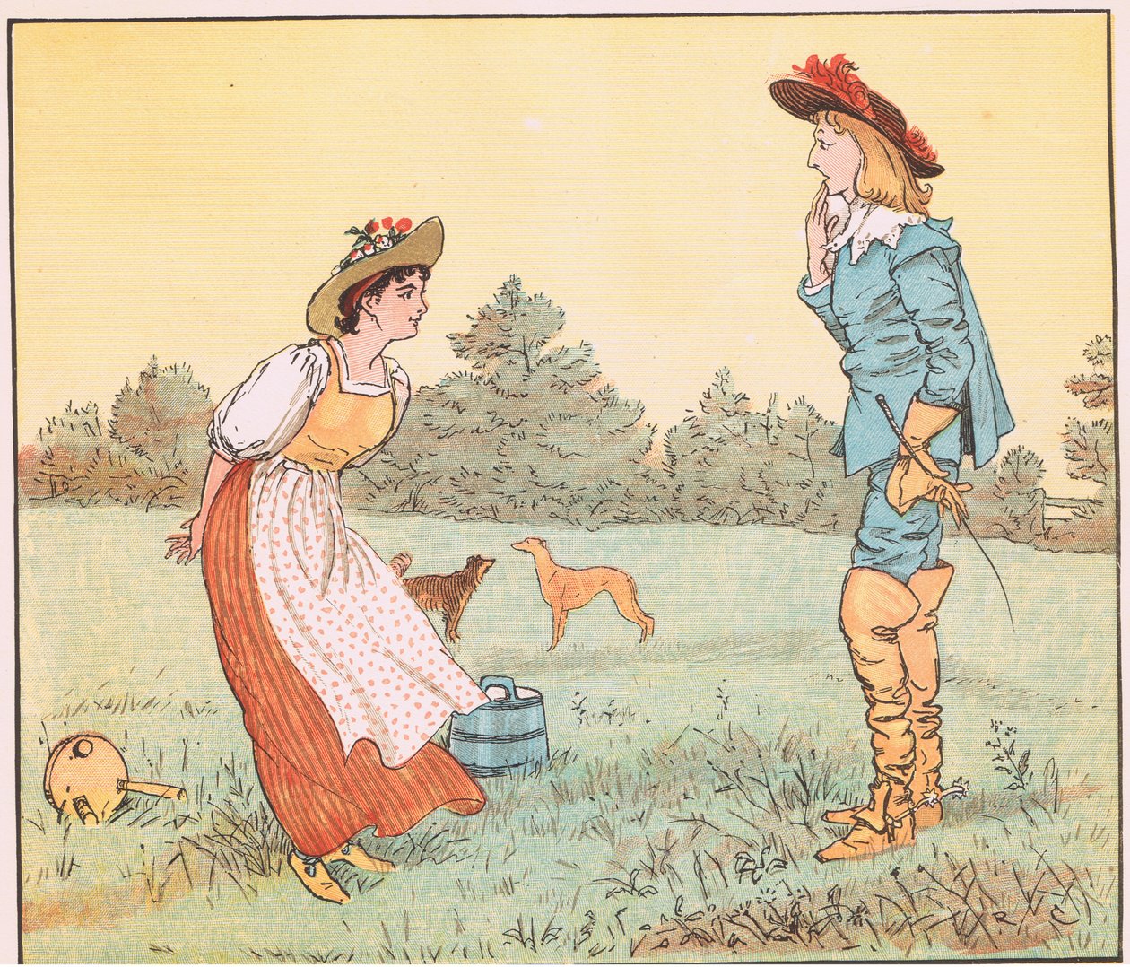 Dan kan ik niet met je trouwen, mijn mooie meid! door Randolph Caldecott