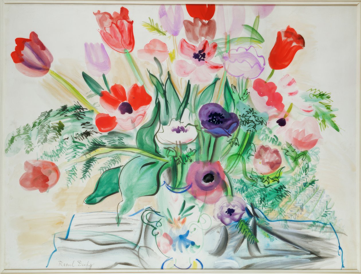 Anemonen door Raoul Dufy