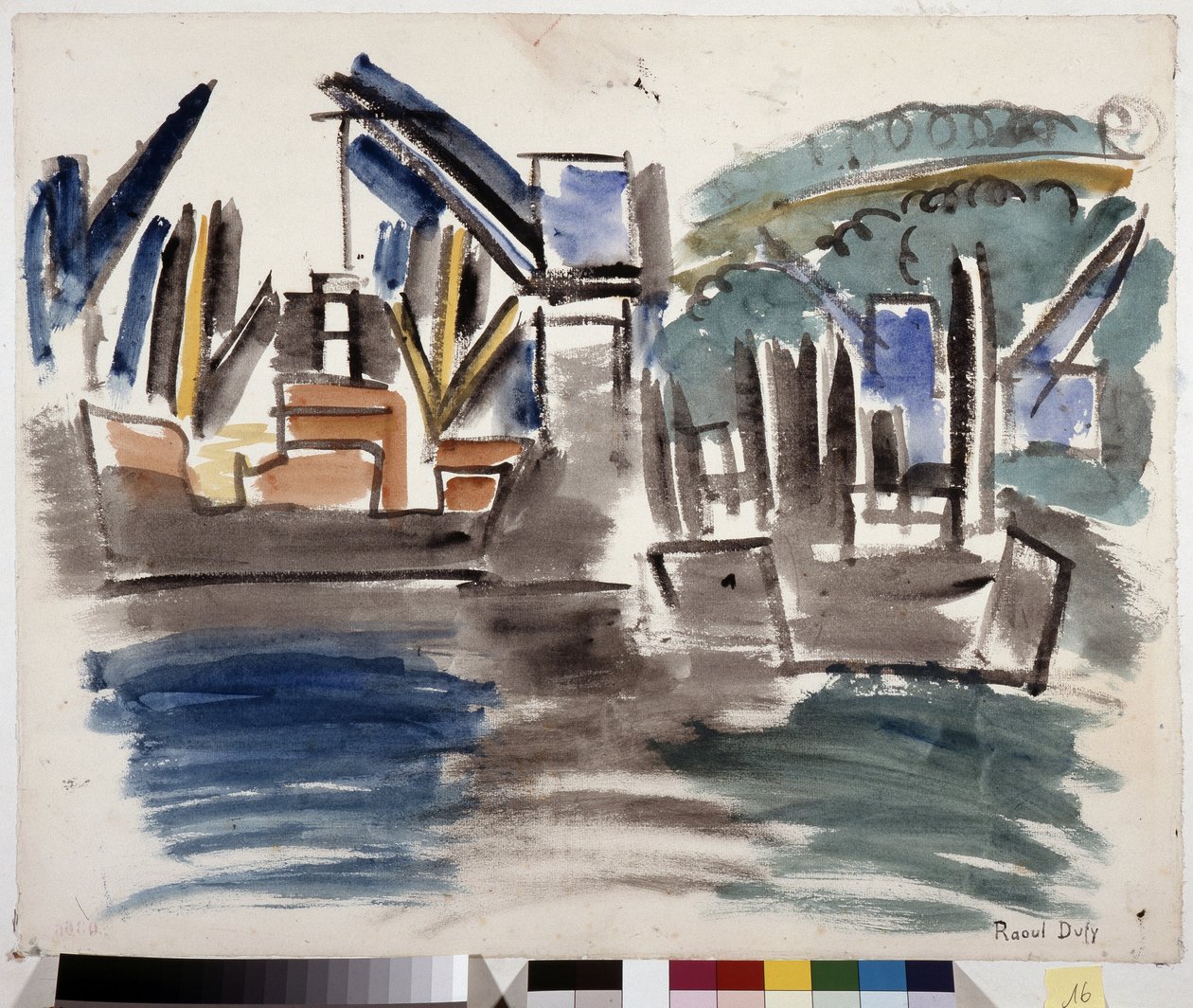 Posities door Raoul Dufy