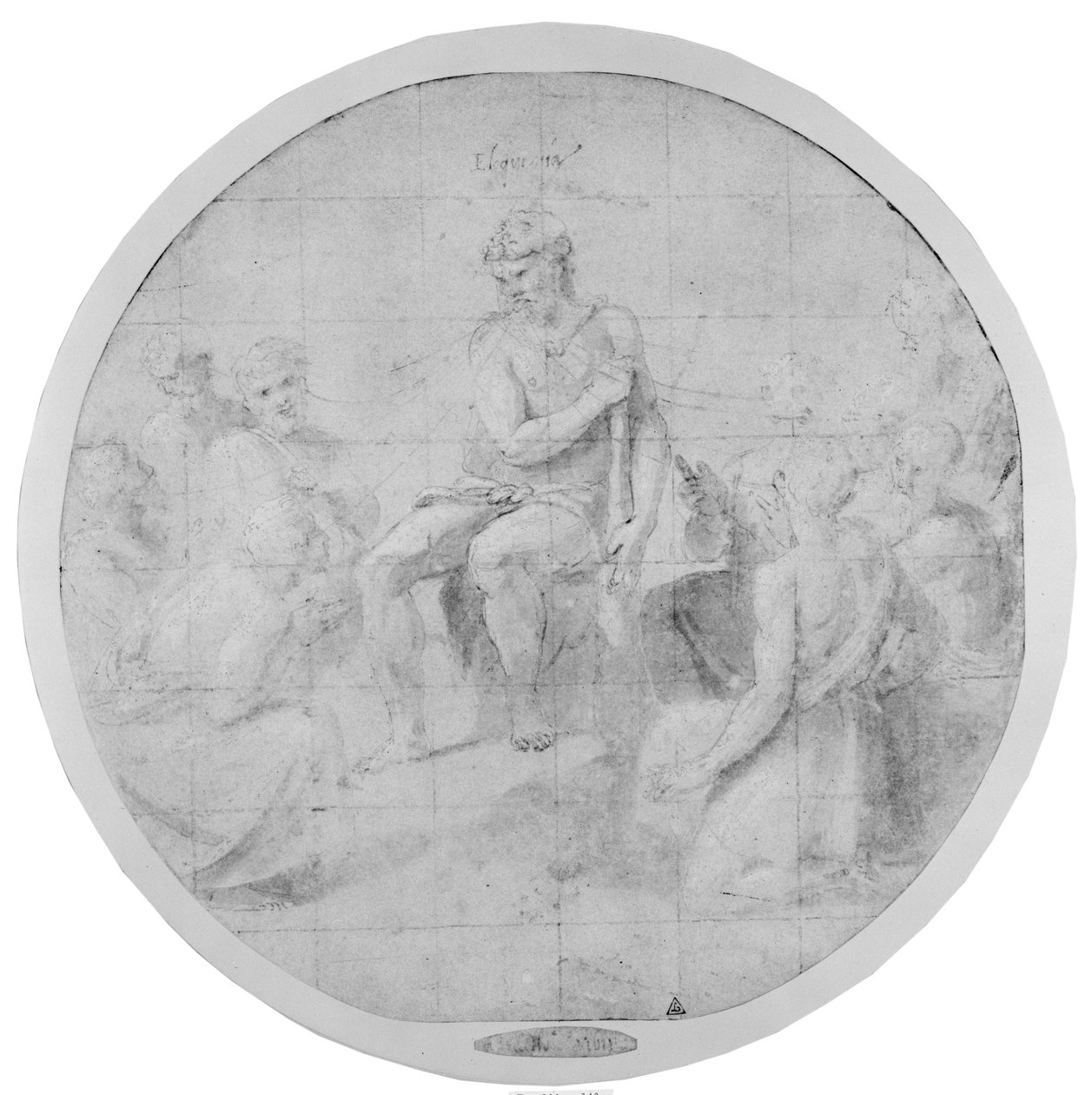 Hercules als de God van Welsprekendheid, WA1846.212 door Raffaello Sanzio Raphael
