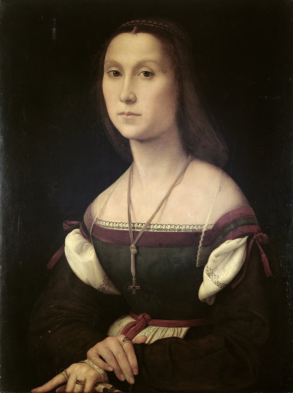 Portret van een vrouw (La Muta), 1507 door Raffaello Sanzio Raphael