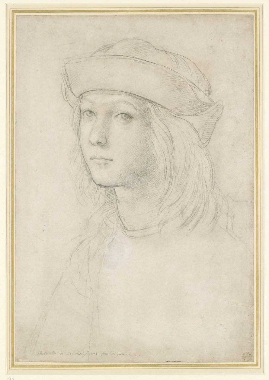 Zelfportret door Raffaello Sanzio Raphael